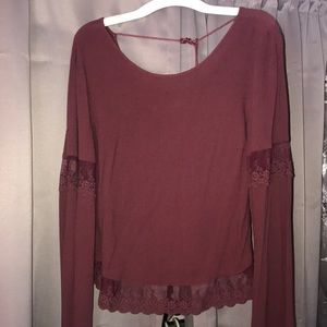 Maroon long sleeve